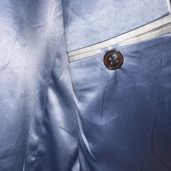 Gucci Navy and Cream Patterned Men's Blazer - Picture 8 of 11